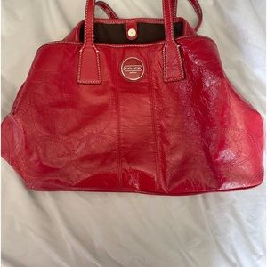 Red Coach Purse